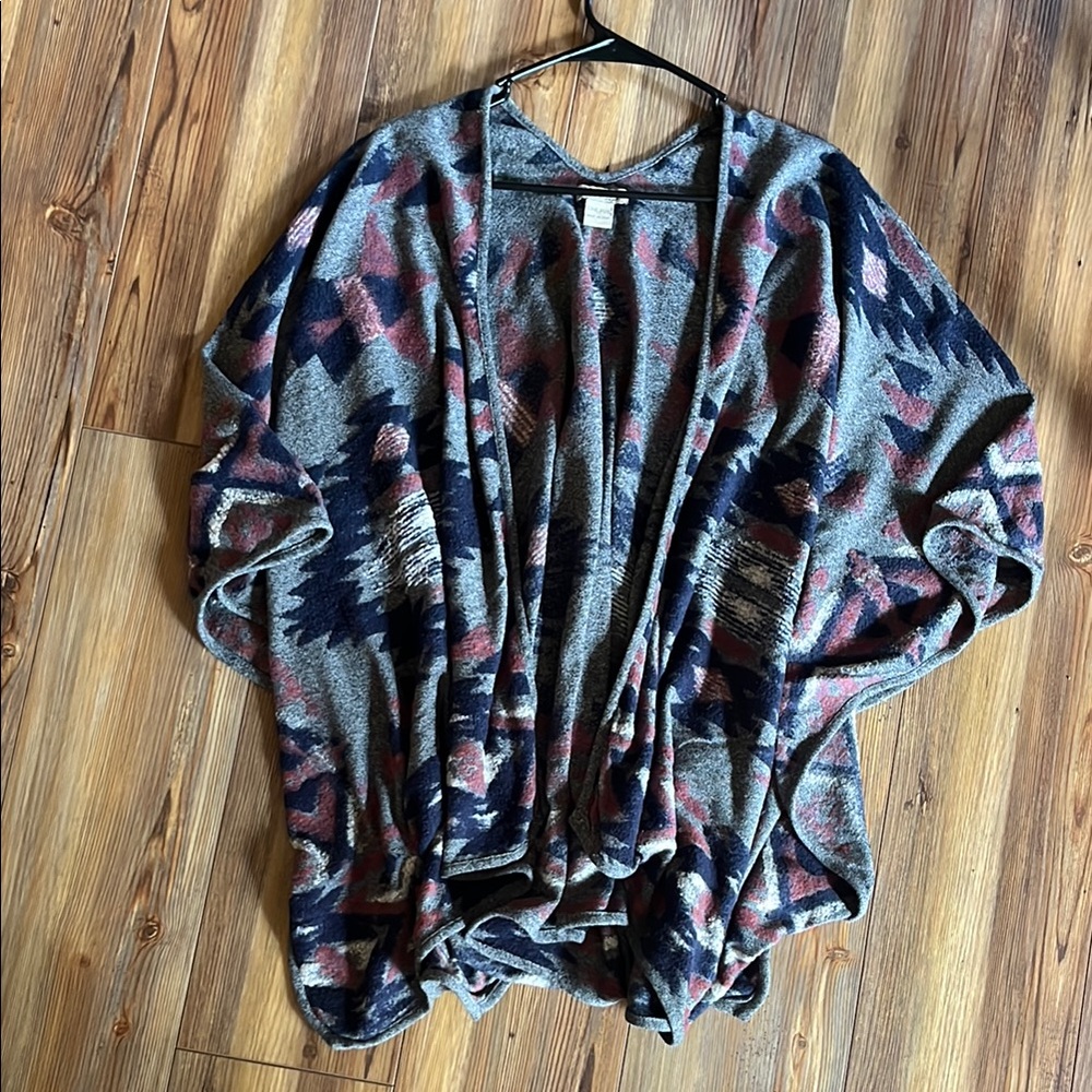 Lucky Brand Multicolor Poncho